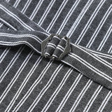 AIDASE  -  Trendy Slim Fit Mens Waistcoats Spring Casual Turn-down Collar Double-breasted Vest Jacket For Men Autumn Vintage Striped Coats aidase-shop