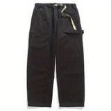 Aidase Japanese Cargo Pants Men Women Vintage Loose Solid Color Trousers American High Street Casual Pants Hip-hop Streetwear Unisex aidase-shop