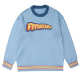 Aidase Japanese Sweater Men Y2k Vintage Letter Pullover Knit Autumn Winter Clothing Harajuku Sweater Oversize Jumper Knitwears