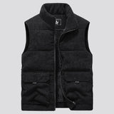 Aidase Winter Male Fleece Warm Vest Coats Men Stand Collar Army Thicken Waistcoats Clothing Men Jacket Sleeveless Vest aidase-shop