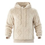 AIDASE  -  Vintage Fashion Long Sleeve Wool Loose Hooded Sweatshirts Men Drawstring Hoodie Autumn Winter Casual Fleece Hoodies Mens Outdoor aidase-shop