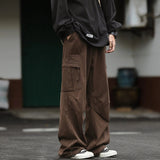 AIDASE  -  Men's Cargo Pants American Style Trendy Loose Straight-leg Trousers Summer Trend Versatile Simple Casual Clothing 21E6708 aidase-shop