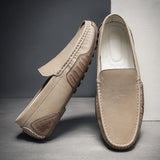 Aidase Genuine Leather Men Loafers New Driving Casual Shoes Luxury Brand Formal Moccasins Italian Comfy Slip on Boat Shoes Men's Shoes
