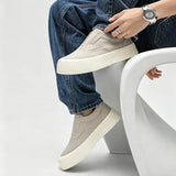 AIDASE  -  New Summer Men's Breathable Casual Thick Sole Loafers, Lightweight Non‑Slip Lazy Slip-On Ice Silk Canvas Shoes aidase-shop