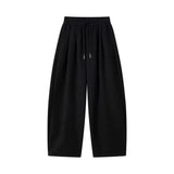 AIDASE  -  Retro Dstring Casual Pants Loose Fit Versatile Lazy Sle Long Trousers for Men And Women Basic Autumn Winter New Arrival aidase-shop