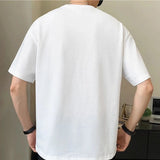 AIDASE  -  Fashion O-Neck Printed Letter Short Sleeve Casual T-Shirts Men's Clothing Summer New Loose All-match Tops Punk Tee Shirt aidase-shop