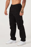 AIDASE  -  Autumn Men's Patchwork Solid Casual Loose Straight Trousers aidase-shop
