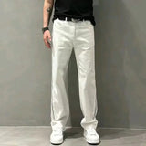 Aidase Trousers White Straight Male Cowboy Pants Retro Jeans for Men Classic Cheap Denim Aesthetic Stylish Baggy 90s Streetwear Loose aidase-shop