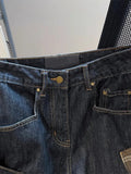 AIDASE  -  American Retro Plaid Large ket Workwear Denim orts Men Summer Design Loose Wide Leg Casual Seven-Foot Pants aidase-shop