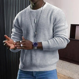Trendy  Men Autumn Top Simple Style O Neck Men Autumn Top Pullover Streetwear Autumn Sweater Male Clothes aidase-shop