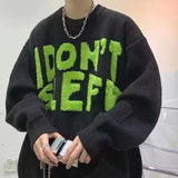 Aidase Sweater Men's Lazy Style Pullover Thread Jacket Trendy Brand Loose Base Knit Sweater Jacket aidase-shop