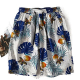 AIDASE  -  Summer New Youth Floral Print Beach Shorts Loose Men's Waist Drawstring Thin Floral Shorts aidase-shop