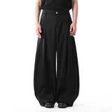 AIDASE  -  American Retro Tailored Design Casual Pants Men's Loose Wide Leg Suit Trousers Trendy Brand Slimming Knife Edge aidase-shop