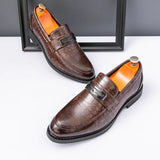 AIDASE  -  Fashionable Men Loafers Men Casual Comfortable Versatile Brand Small Leather Shoes Gentleman's Shoes Men Shoes in Sizes 38-46 aidase-shop