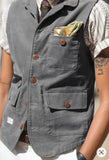 Aidase Men's Corduroy Single Breasted Suit Vest Retro Dress Vests Man Steampunk Elegant Man Coat Suits Modern Men Vests Male Working aidase-shop