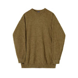 AIDASE  -  Korean Style New Fashion Men's O-neck Long Sleeve Simple Basic Loose Casual Trendy Daily Knitted Sweater Pullovers Male Clothes aidase-shop