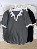 AIDASE  -  Men'S Summer Embroidered Casual Pullover Mens T Shirt Casual Stretch Crewneck Short Sleeve Tees Gym Workout Chemises Hommes aidase-shop