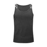 AIDASE  -  Summer New Men's Tide Dark Elastic Sling Tank Tops Sleeveless T-shirt Fashion Streetwear Style Sports Knitted Vest aidase-shop