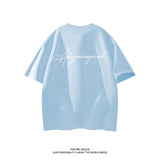 Aidase New Summer Tee Shirt Casual Men Top Tees Letter Print Unisex Short Sleeve T-shirt Daily Clothing T Shirt