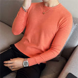 Aidase Men Basic Sweaters Solid Color O-neck Long sleeve Knitted Male Pullover Winter Fashion New Warm Sweaters for Men S-3XL aidase-shop