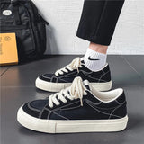 AIDASE  -  Clean Minimal Men Vulcanized Shoes Ventilated Outer Layer, Cozy Wearing Feel Classic All-Match Street Casual Sneaker aidase-shop