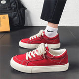 AIDASE  -  Clean Minimal Men Vulcanized Shoes Ventilated Outer Layer, Cozy Wearing Feel Classic All-Match Street Casual Sneaker aidase-shop