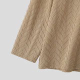 AIDASE  -  Men T Shirt Solid Color V Neck Long Sleeve Loose Fashion Casual Male Tee Tops Streetwear Korean Style Men Clothing S-5XL aidase-shop