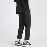 AIDASE  -  Summer Thin Suit Pants Men Slim Fit Fashion Social Mens Dress Pants Korean Casual Straight Pants Mens Office Formal Trousers aidase-shop