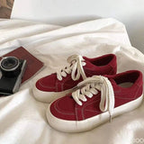 AIDASE  -  Canvas shoes for women flat bottomed casual personalized suitable for spring summer simple comfortable shoes for students aidase-shop