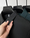 Aidase Men's Ice Silk Polo Shirt, Lapel, Hollow, Short-Sleeved, Breathable, Business Fashion T-Shirt, Men's Brand Clothing, Summer, New aidase-shop