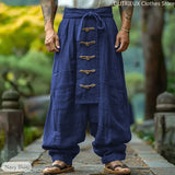 AIDASE  -  Vintage Loose Print Men's Pants Summer Thin Casual Men's Pants Travel Vacation Casual Pants Men's Clothing  Male Sweatpants Gym aidase-shop