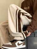 Vintage Corduroy Wide Leg Pants Women Casual Baggy Harajuku Streetwear Trousers Korean Fashion Female Winter Pants Basic