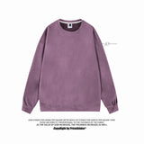 Aidase Vintage Suede Men's Loose Hoodies Gothic Leather Feelings Sweatshirts Casual Autumn Male Oversized Pullovers aidase-shop