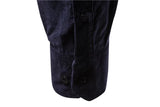 AIDASE  -  Men's Autumn Cotton Basic Japanese Style Corduroy Business Shirt Slim Fit Casual Long Sleeve Outerwear New Arrival aidase-shop