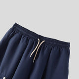 AIDASE  -  Men Wide Leg Pants Joggers Solid Color Drawstring Loose Trousers Men Streetwear Korean Style Fashion Casual Pants S-5XL aidase-shop
