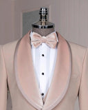 AIDASE  -  Velvet Wedding Men Suit Business Wear Tailor-Made Gentleman Tuxedo 3 Pcs Coat Vest Pants Party Singer Groom Suits Customized aidase-shop