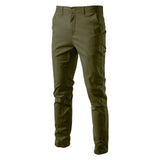 AIDASE  -  Autumn Winter High-Quality Men's Casual Cotton Trousers Breathable Youth Business Versatile Long Pants for Casual Wear aidase-shop