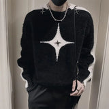 Aidase Fashion O-Neck All-match Spliced Zipper Sweaters Men's Clothing 2024 Autumn Winter New Loose Korean Pullovers Young Style Tops