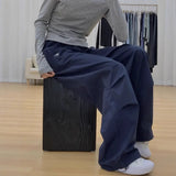 AIDASE  -  Waterproof Loose Casual Pants for Men Summer Thin Wide Leg Floor Length Trousers Korean Style Versatile Pants Couple Matching aidase-shop