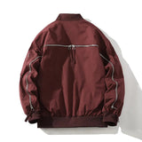 AIDASE  -  Spring Autumn Men's Jacket American Style Baseball Outwear Zippers Casual Jackets Male Chic Streetwear Coat Couple Clothing aidase-shop