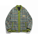 AIDASE  -  American High Street Retro Jacket Trend Jacket Men's Hip Hop Autumn Winter Oversize Baseball Uniform Couple Tops Bomber Jacket aidase-shop