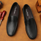 Aidase High Quality Men's Business Leather Shoes Dress Casual Shoes for Men Soft Genuine Leather Fashion Mens Comfortable Oxford Shoes aidase-shop