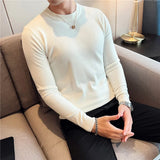 Aidase Men Basic Sweaters Solid Color O-neck Long sleeve Knitted Male Pullover Winter Fashion New Warm Sweaters for Men S-3XL aidase-shop