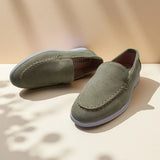 AIDASE  -  Classic Suede Leather Loafers Men Casual Shoes Luxury Brand Mens Breathable Slip on Driving Shoes Moccasins aidase-shop