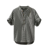 AIDASE  -  Wrinkle-Free Men'S Shirt With Pocket Men'S Fashion Spring And Summer Casual Short Sleeved Shirt Shirt Men'S Ropa De Hombre aidase-shop