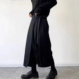 AIDASE  -  Loose Wide Leg Pants Nine Points Design Dark Style Men Women Casual Trousers Original Yamamoto Style Loose Fit Autumn Spring aidase-shop