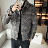 Aidase Male Coats Slim Fit High Quality Men's Wool & Blends Jackets Vintage Joker Harajuku Casual Luxury Designer Cheap Clothes Offer aidase-shop