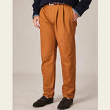 AIDASE  -  Fashion Spring Summer New Men's Solid Color Comfortable Casual Simple All Match Business Casual Old Money Style Long Pants aidase-shop