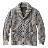 AIDASE  -  New Fashion Simple Basic Solid Color Casual Trendy Turn-down Collar Long Sleeve Knitted Cardigans Men's Breasted Sweater Coats aidase-shop