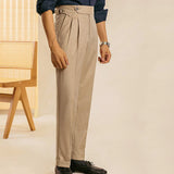Aidase Italian Men Formal Pant Pantalones Hombre Dress Ankle Pants Men British High Waist Straight Pants Men Social Trousers Pant aidase-shop
